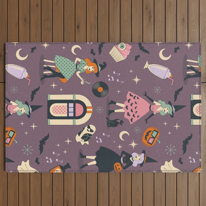 50s Witch Vibes Outdoor Rug
