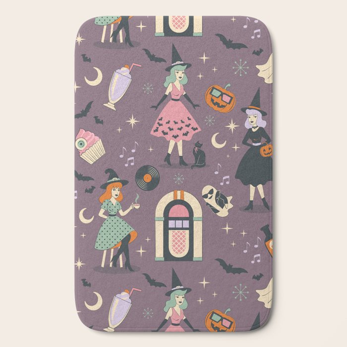 50s Witch Vibes Bath Mat