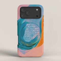 "May You Always Be The One Who Stays In Relentless Pursuit.." iPhone Case
