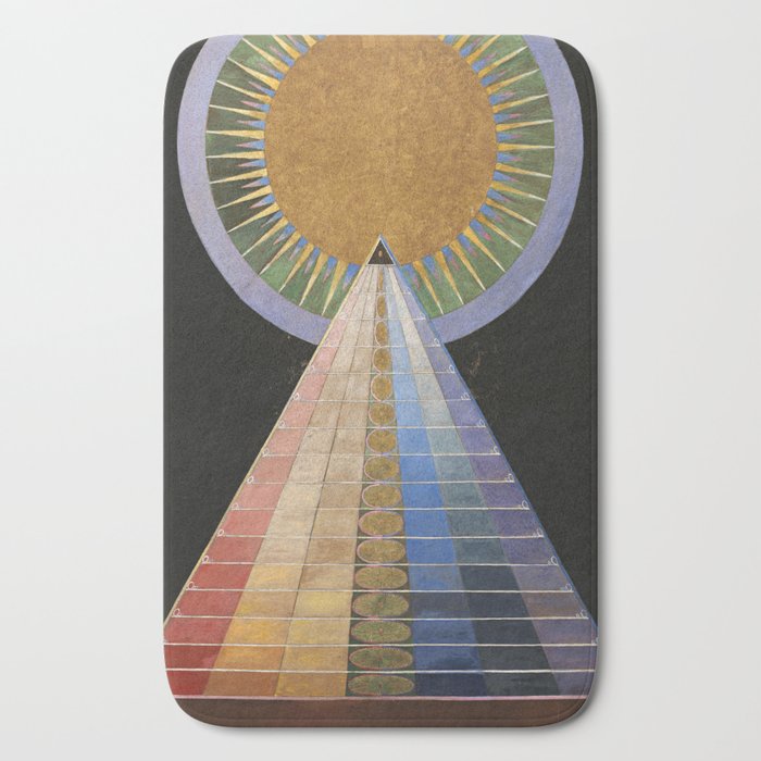 "Altarpiece" by Hilma af Klint (1907) Bath Mat