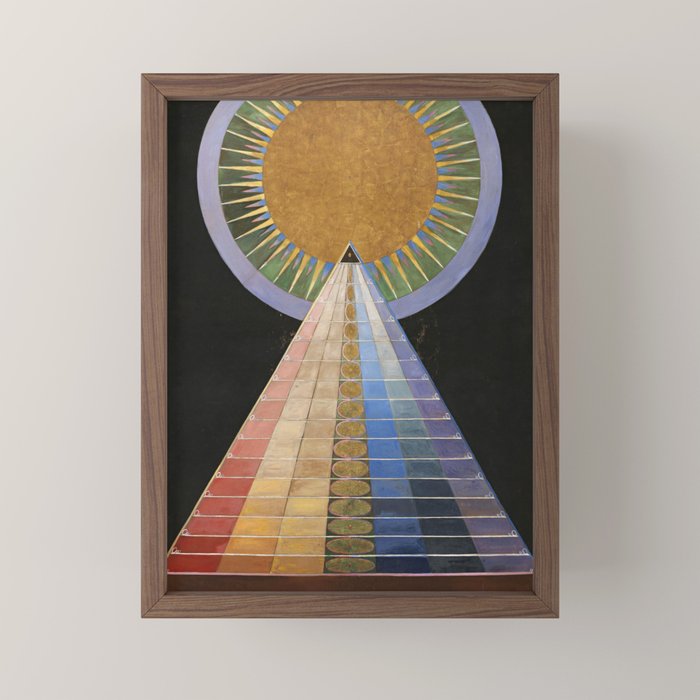 "Altarpiece" by Hilma af Klint (1907) Mini Art Print