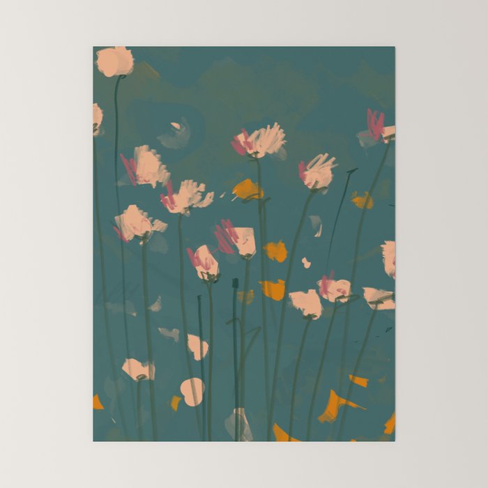 A Field Of Flowers Bloom Mini Art Print