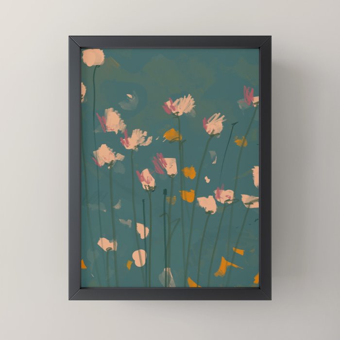 A Field Of Flowers Bloom Mini Art Print