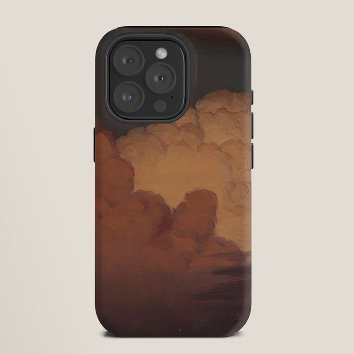 "Cloud Study" by Knud Baade, 1850 iPhone Case
