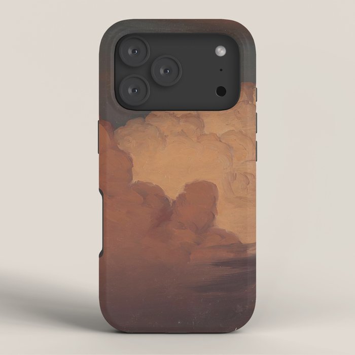 "Cloud Study" by Knud Baade, 1850 iPhone Case