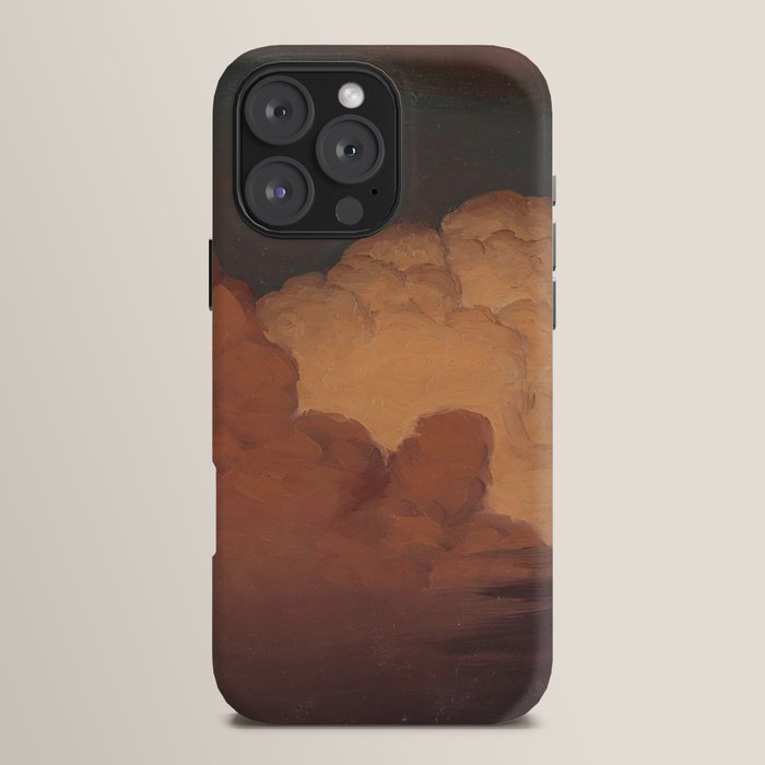 "Cloud Study" by Knud Baade, 1850 iPhone Case