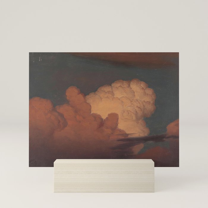 "Cloud Study" by Knud Baade, 1850 Mini Art Print
