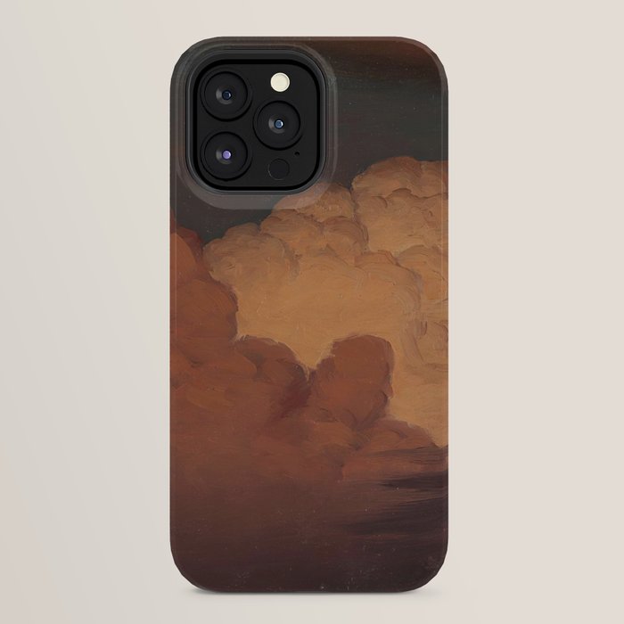 "Cloud Study" by Knud Baade, 1850 iPhone Case