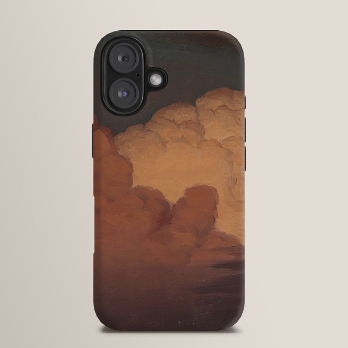 "Cloud Study" by Knud Baade, 1850 iPhone Case