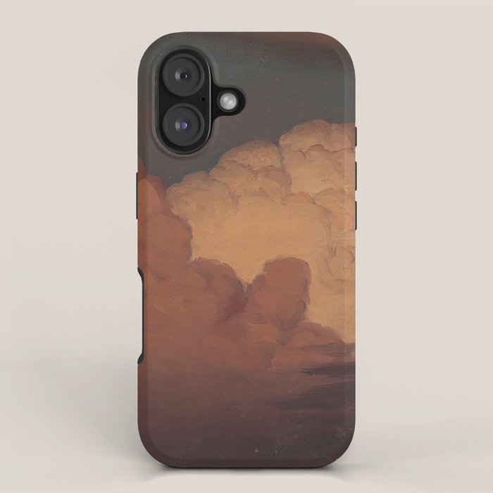 "Cloud Study" by Knud Baade, 1850 iPhone Case