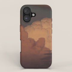 "Cloud Study" by Knud Baade, 1850 iPhone Case