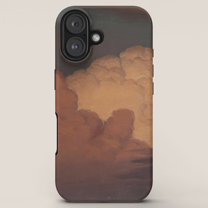 "Cloud Study" by Knud Baade, 1850 iPhone Case