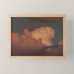 "Cloud Study" by Knud Baade, 1850 Mini Art Print