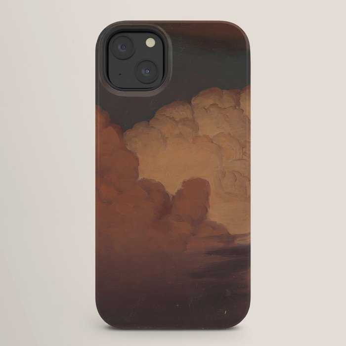 "Cloud Study" by Knud Baade, 1850 iPhone Case
