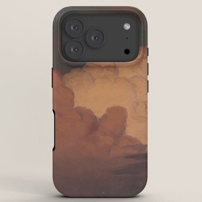 "Cloud Study" by Knud Baade, 1850 iPhone Case