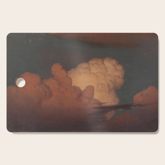 "Cloud Study" by Knud Baade, 1850 Cutting Board