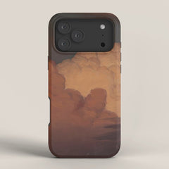 "Cloud Study" by Knud Baade, 1850 iPhone Case