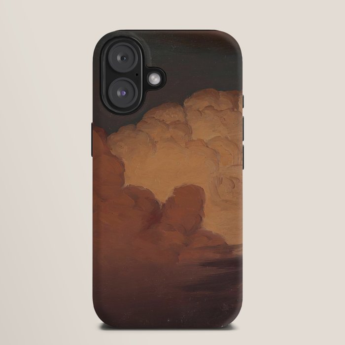 "Cloud Study" by Knud Baade, 1850 iPhone Case