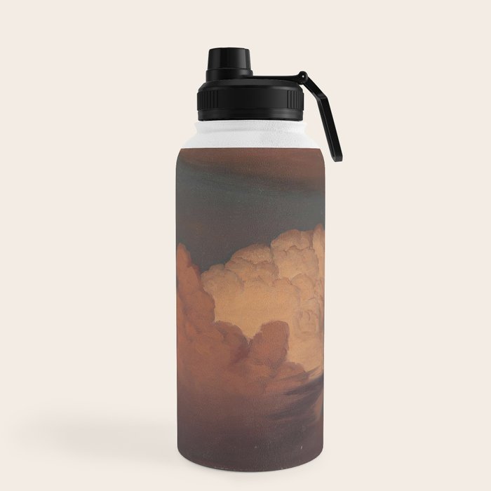 "Cloud Study" by Knud Baade, 1850 Water Bottle