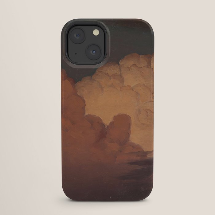 "Cloud Study" by Knud Baade, 1850 iPhone Case