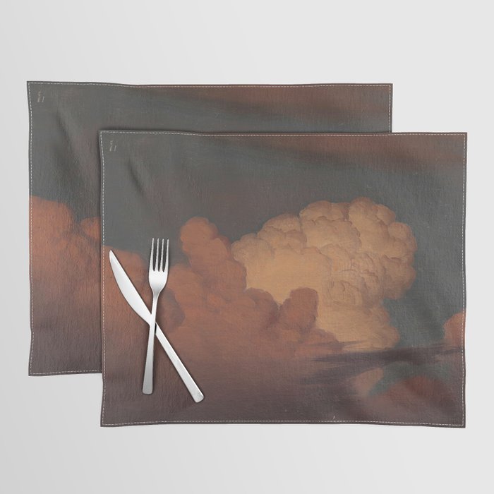 "Cloud Study" by Knud Baade, 1850 Placemat