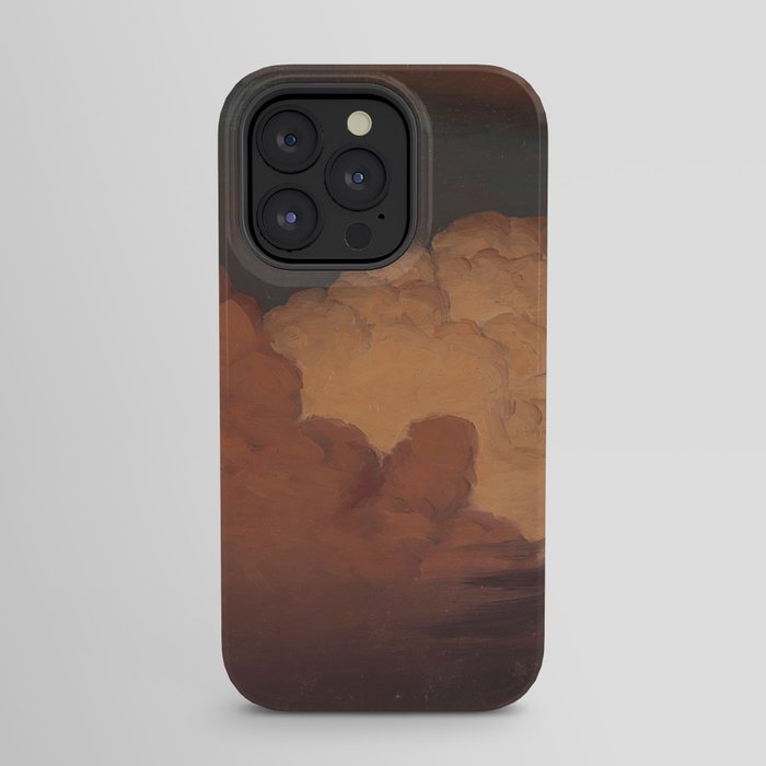 "Cloud Study" by Knud Baade, 1850 iPhone Case
