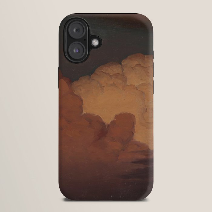 "Cloud Study" by Knud Baade, 1850 iPhone Case