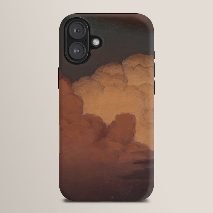 "Cloud Study" by Knud Baade, 1850 iPhone Case
