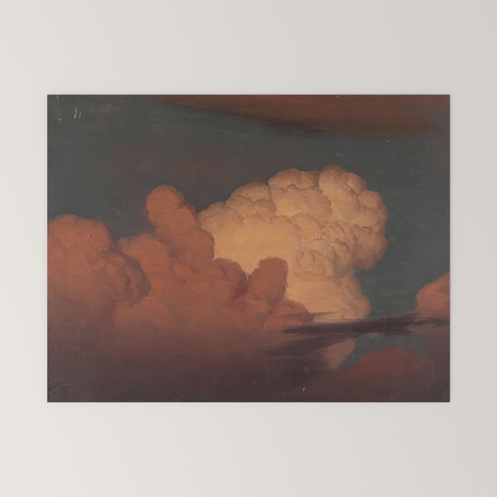 "Cloud Study" by Knud Baade, 1850 Mini Art Print