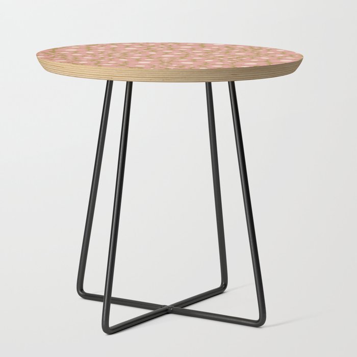 70������s Retro Floral  Side Table