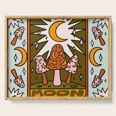 18. Moon Tarot Mushroom Serving Tray