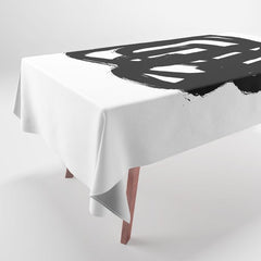A Heavy Thought White Background Tablecloth