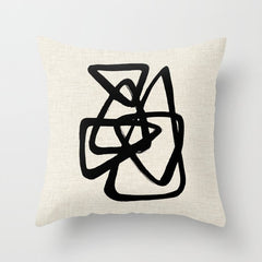 A Family Of Five Throw Pillow