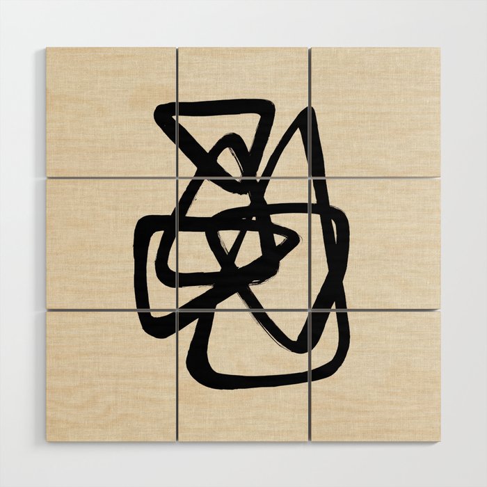 A Family Of Five Wood Wall Art