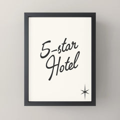 5-star hotel Mini Art Print