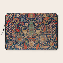 17th Century Persian Rug Print with Animals Laptop Sleeve