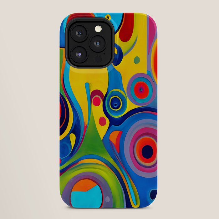 1960s Funky Psychedelic Abstract iPhone Case