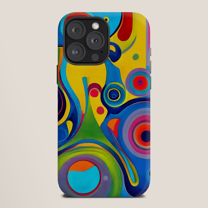 1960s Funky Psychedelic Abstract iPhone Case