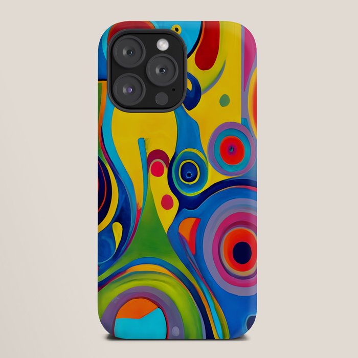 1960s Funky Psychedelic Abstract iPhone Case