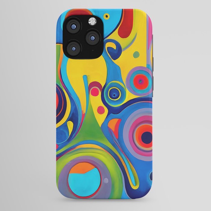1960s Funky Psychedelic Abstract iPhone Case