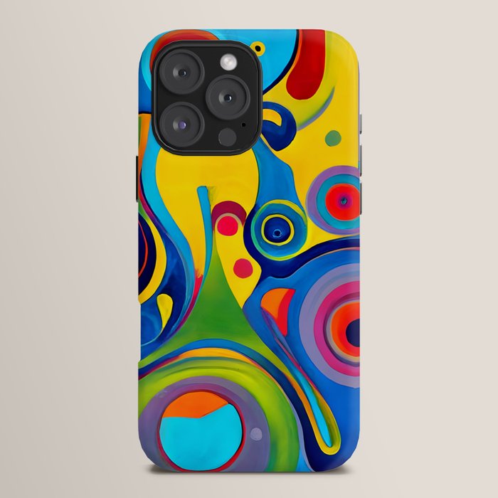 1960s Funky Psychedelic Abstract iPhone Case