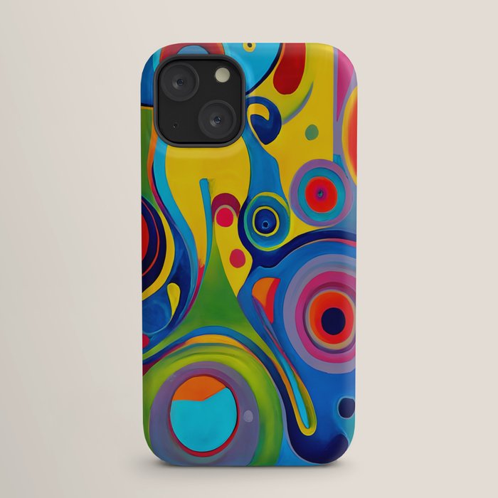 1960s Funky Psychedelic Abstract iPhone Case