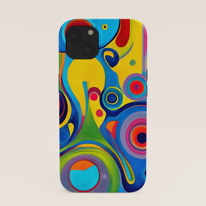 1960s Funky Psychedelic Abstract iPhone Case