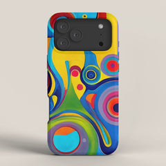 1960s Funky Psychedelic Abstract iPhone Case