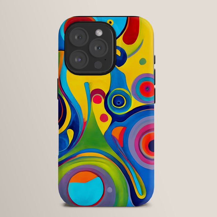 1960s Funky Psychedelic Abstract iPhone Case