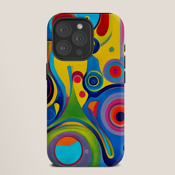 1960s Funky Psychedelic Abstract iPhone Case