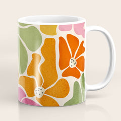 70's Florals Coffee Mug