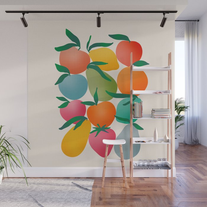 2025 BRIGHT FRUIT MARKET CALENDAR Wall Mural
