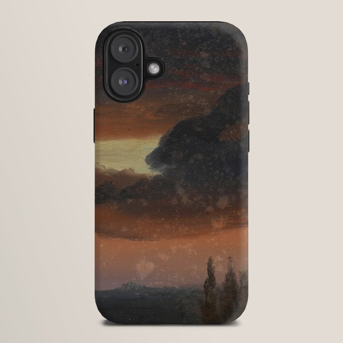 "Cloud Study over Poplars" by Knud Baade, circa 1830s-1840s iPhone Case
