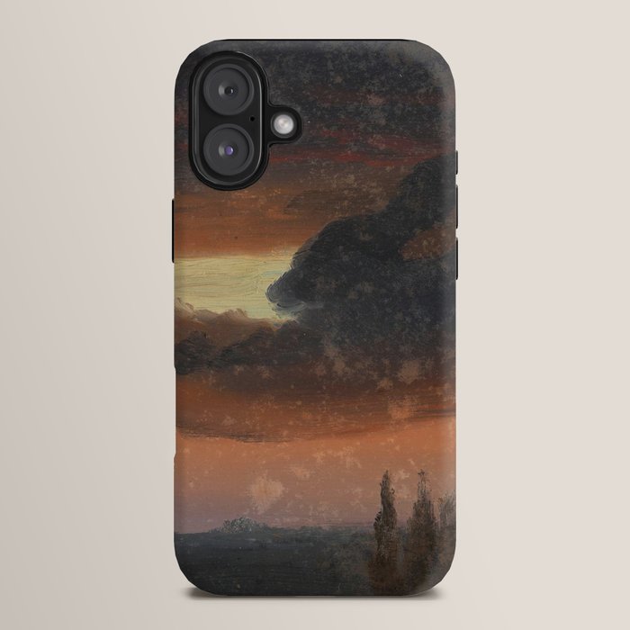 "Cloud Study over Poplars" by Knud Baade, circa 1830s-1840s iPhone Case